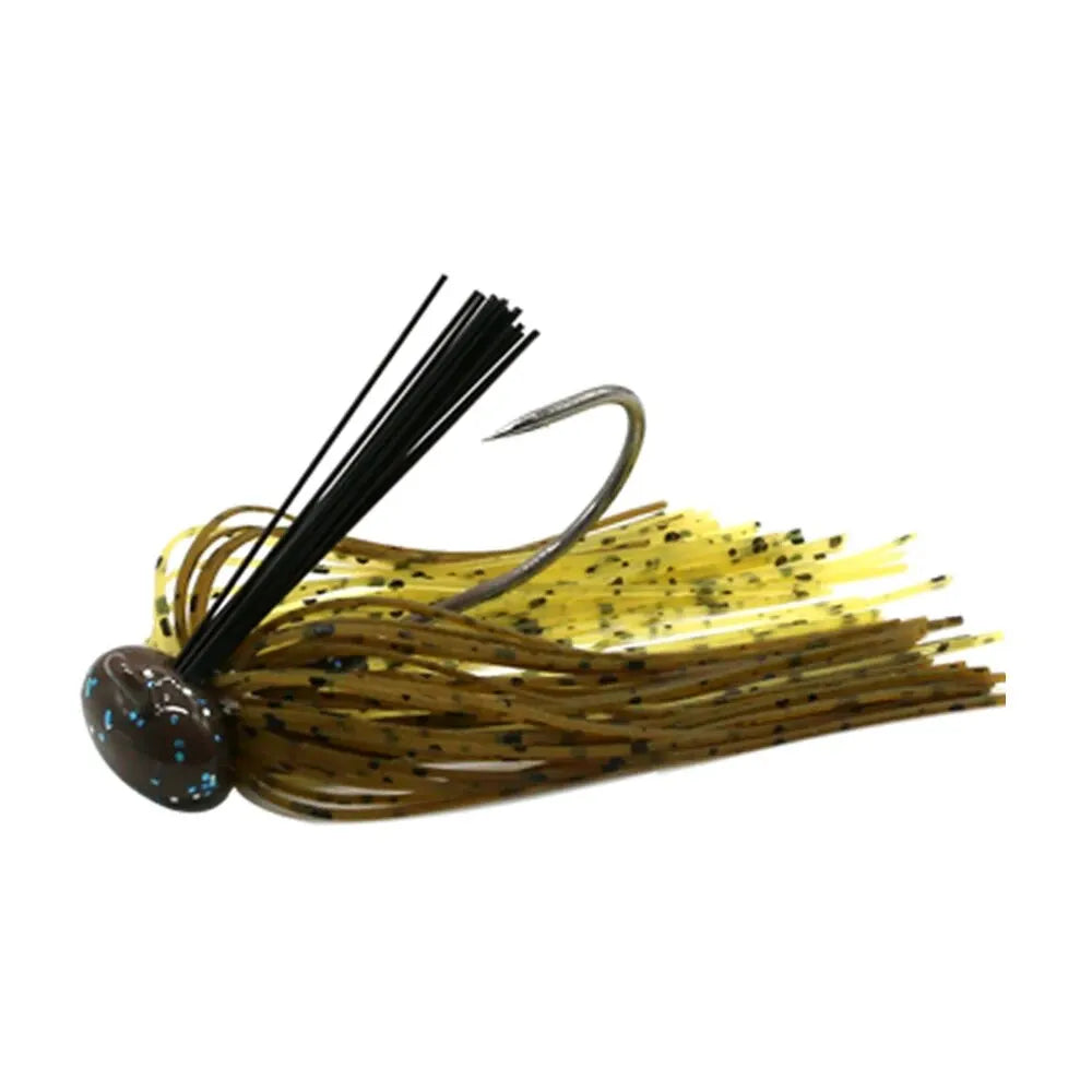 Skirted Football Jig Krautschutz braun brown