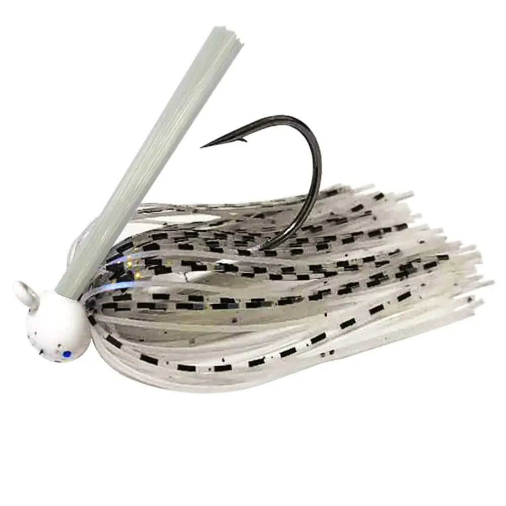 Skirted Football Jig Krautschutz weiss white